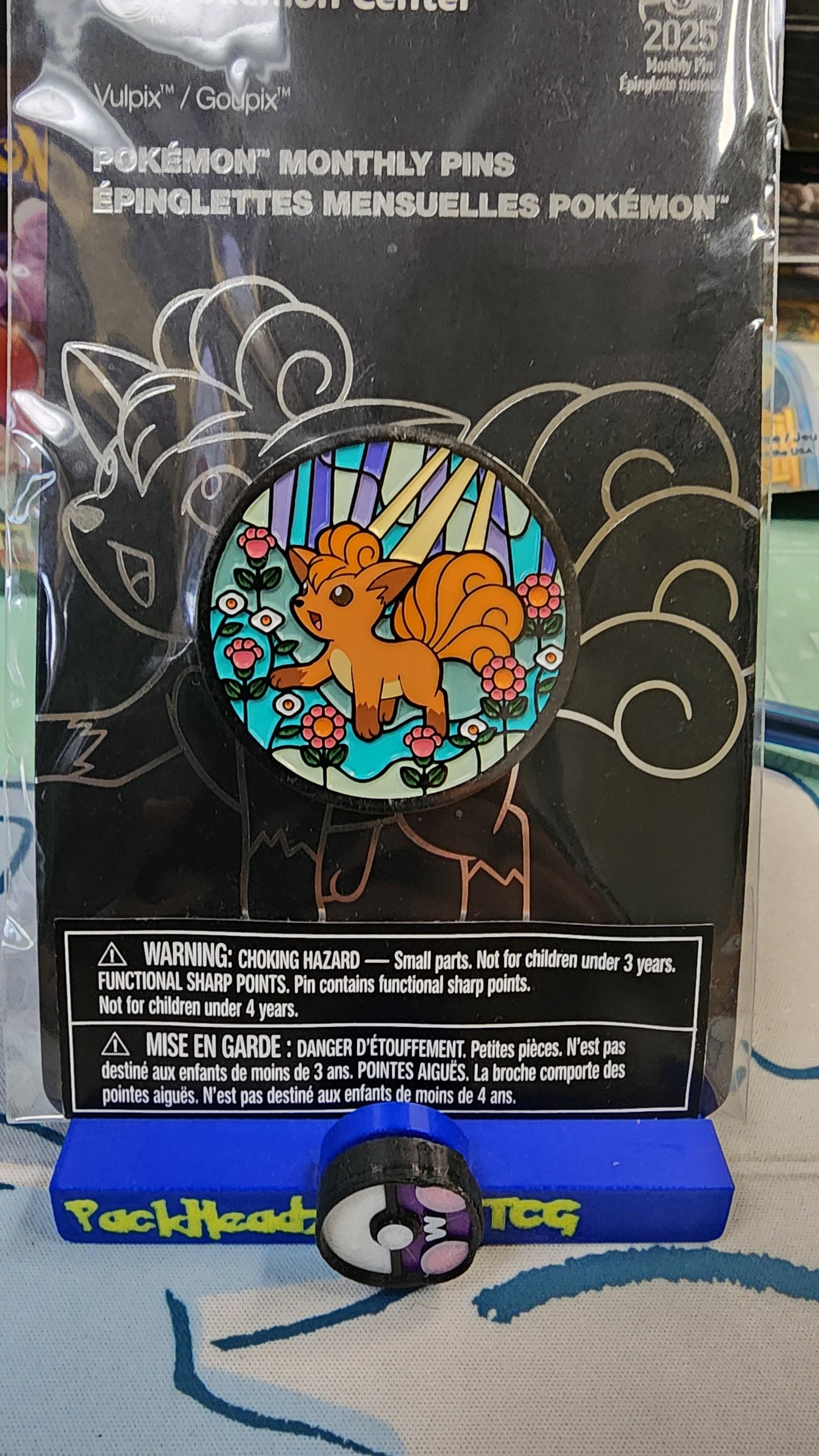 Vulpix Monthly Pin